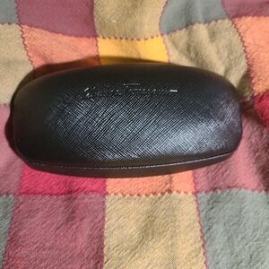Salvatore Ferragamo Black Glasses Case